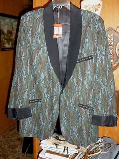 Vintage Dunmar Robe Smoking Jacket Blazer Mens M NWT