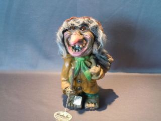 Vintage HEICO Bobblehead Nodder Creepy WITCH Troll West Germany 1960s 