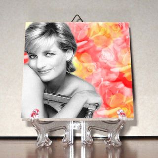  Diana Spencer Ceramic Tile 100% Hand Made from Italy Lady D Mod.1C