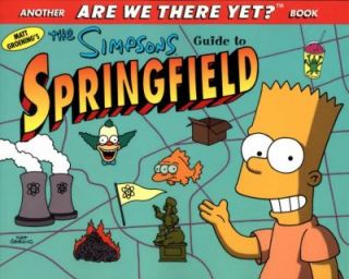 Simpsons Guide to Springfield by Matt Groening 1998, Paperback