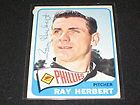 RAY HERBERT SIGNED AUTOGRAPHED 1965 TOPPS CARD PHILLIES
