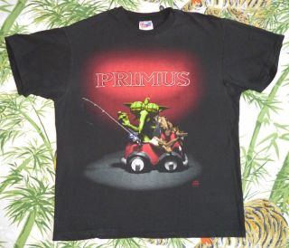 PRIMUS Vintage CONCERT SHIRT 90s Tour T 1993 POSSESSED BLIND ILLUSION