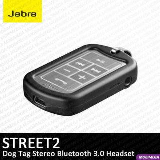 New Genuine Jabra STREET2 BT3030 II Dog Tag A2DP Stereo Bluetooth 