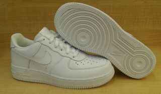 NIKE AIR FORCE 1 (PS) PRE SCHOOL ALL WHITE / WHITE AUTHENTIC [314193 