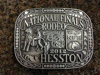 2012 Hesston Wrangler NFR Belt Buckle (adult size)
