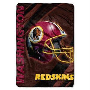 NFL Washington Redskins Fleece Throw Blanket 66 x 90 plush bedding 