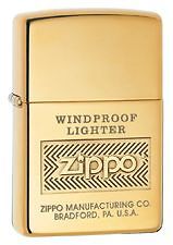Zippo Windproof High Polish Brass Lighter, Low Ship, 28145