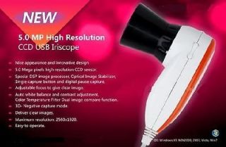 5MP High Resolution USB Digital Eye Iriscope Iridology Camera Analyzer 