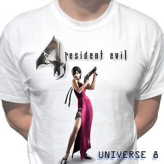 Resident Evil 4 (Ada)   xbox360,ps3 game,white tshirt