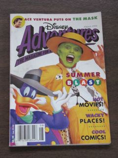 DISNEY ADVENTURES Kids Magazine AUGUST 1994 Issue Aug 94 The Mask 