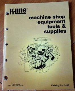   Shop Equipment Tools and Supplies Catalog No. 203A 1983 LPB Good