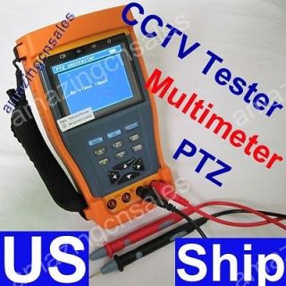   LCD Monitor CCTV Security Tester Multimeter Camera Video PTZ Test 12V