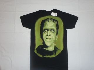 BLACK HERMAN THE MUNSTERS FUNNY NEW T SHIRT XL GOTHIC HORROR ROCK