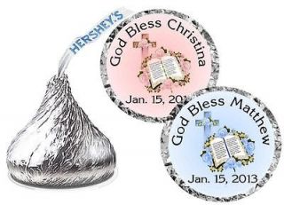 324 BAPTISM CHRISTENING PARTY FAVORS HERSHEY KISS LABELS