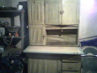 Antique hoosier cabinet, built in flour bin and sifter, Phila., PA