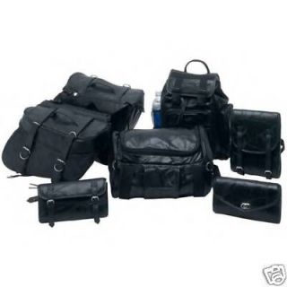   Motorcycle Luggage Bag Set Tool/ Barrel Bag Universal Fit Saddl