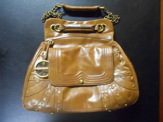 Hayden Harnett for Target Brown Faux Leather Handbag Chain Bag