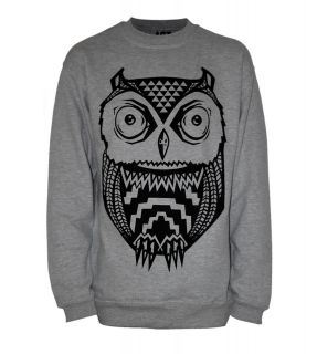 AZTEC OWL Sweatshirt by ART DISCO jumper navajo wolf graphic TOPSHOP 