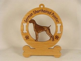 3226 German Shorthaired Pointer 2 Dog Ornament Personalized With Your 