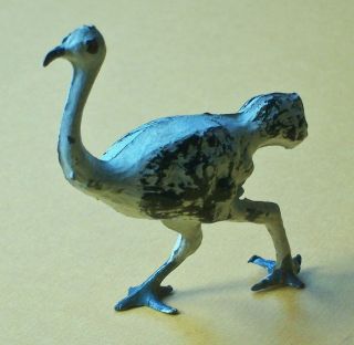 VINTAGE HOLLOW LEAD ZOO SERIES RUNNING OSTRICH BY TAYLOR & BARRETT