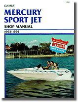 Clymer Mercury 90hp Sport Jet 120hp Sport Jet 1993 1995 Repair Manual