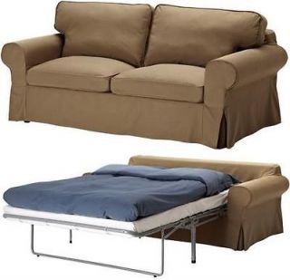   Ektorp Sofabed cover 2 seat sofa bed slipcover Idemo light Brown NIP
