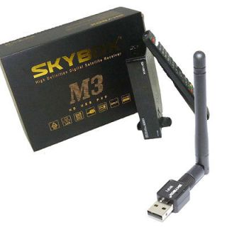 Skybox M3 HD PVR Satellite Receiver with skybox wifi wireless LAN 