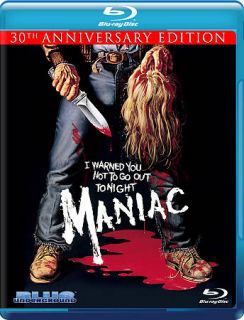Maniac Blu ray Disc, 2010, 2 Disc Set, 30th Anniversary Edition