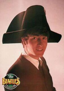 John Lennon Wearing a Terrific Hat, Paris Tour     Beatles Trading 