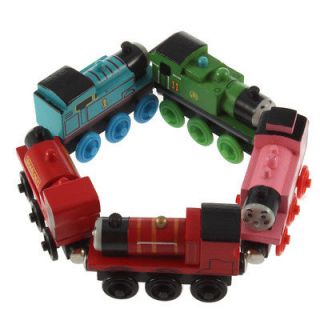 Wooden Henry Thomas Friends Train Engine Child Toy with 2/3/4 wheels 