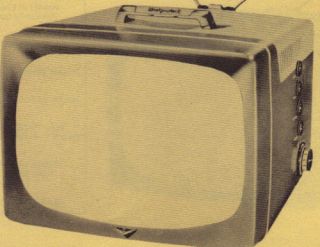 1957 HOTPOINT 17S301 TELEVISION SERVICE MANUAL REPAIR