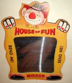   Vintage Original DQ Dairy Queen Party Clown Fun House Mirror Fun Item