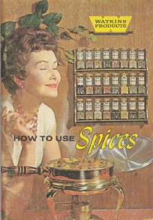 How to Use Spices, 1958, Watkins Products