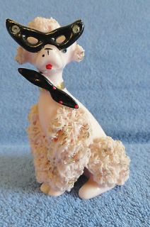 SPAGHETTI PINK POODLE ARNART JAPAN GLASSES 1950S 5 TALL