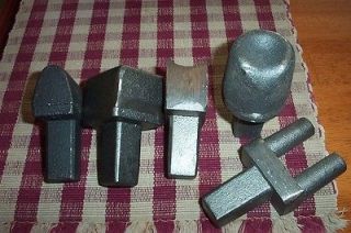 Blacksmith Tinsmith Anvil Hardy Tool Set 1 5 Pieces