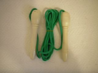 New Wood Handle 9 Foot Jump Rope Green Boxing MMA Training Exercise 