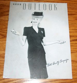 Vtg Avon Outlook Sept 9, 1946 Avon & Perfection Prod District Sales 