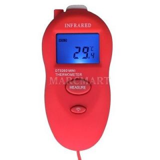 Red Pocket Infrared IR Thermometer with Laser Brand New
