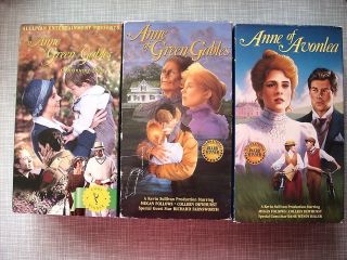ANNE OF GREEN GABLES + AVONLEA + THE CONTINUING STORY (6 VHS SET)