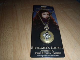 Twilight Breaking Dawn Part 2 Renesmees Locket Necklace  Brand New 