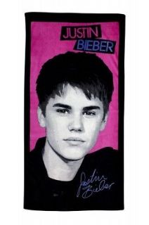 justin bieber fever printed beach towel brand new gift location