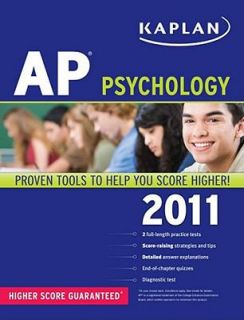 Kaplan AP Psychology 2011 by Chris Hakala 2010, Paperback