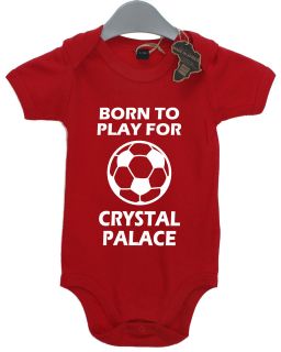 CRYSTAL PALACE FOOTBALL BABY GROW SUIT TSHIRT VEST BOY GIRL BABIES 