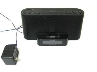 Sony ICF C1IP Speaker System and Clock Radio with iPod Dock (Black)
