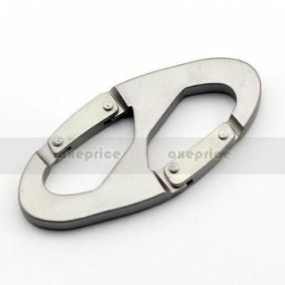 Aluminum Carabiner Snap Clip Hook Keychain Hiking Bottle scouts buckle 