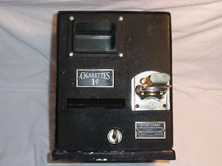 Silver Comet Cigarette 1 Cent Vending Machine Rare. 1930. Hardest to 