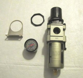   Air Compressor Compressed Air Filter/ Pressure Regulator combo W/gauge