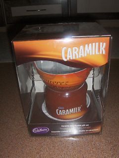 Cadbury Caramilk Chocolate Fondue Gift Set Twin Bowls Two Forks Tea 