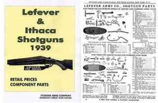 Lefever & Ithaca 1939 Shotguns & Parts Stoeger Catalog