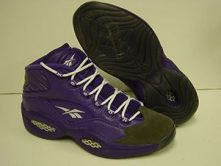   Sz 15 REEBOK Question Mid PE Purple SAMPLE AI IVERSON Sneakers Shoes